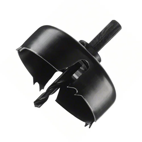 Боркорона за дърво с държач  ф 75мм ,  захват 1/4