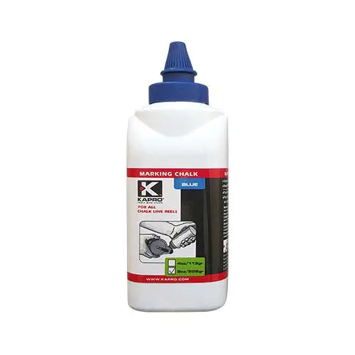 Боя пълнител за чертилка 228 гр, синя, Kapro 222 Chalk Bottles