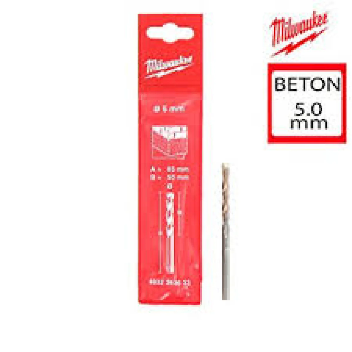 Бургия за бетон Milwaukee 5x85мм 4932363633