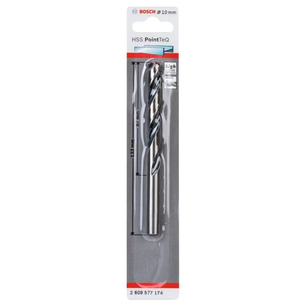 Бургия за метал Bosch PointTeq 10.0mm - 1бр 2608577174
