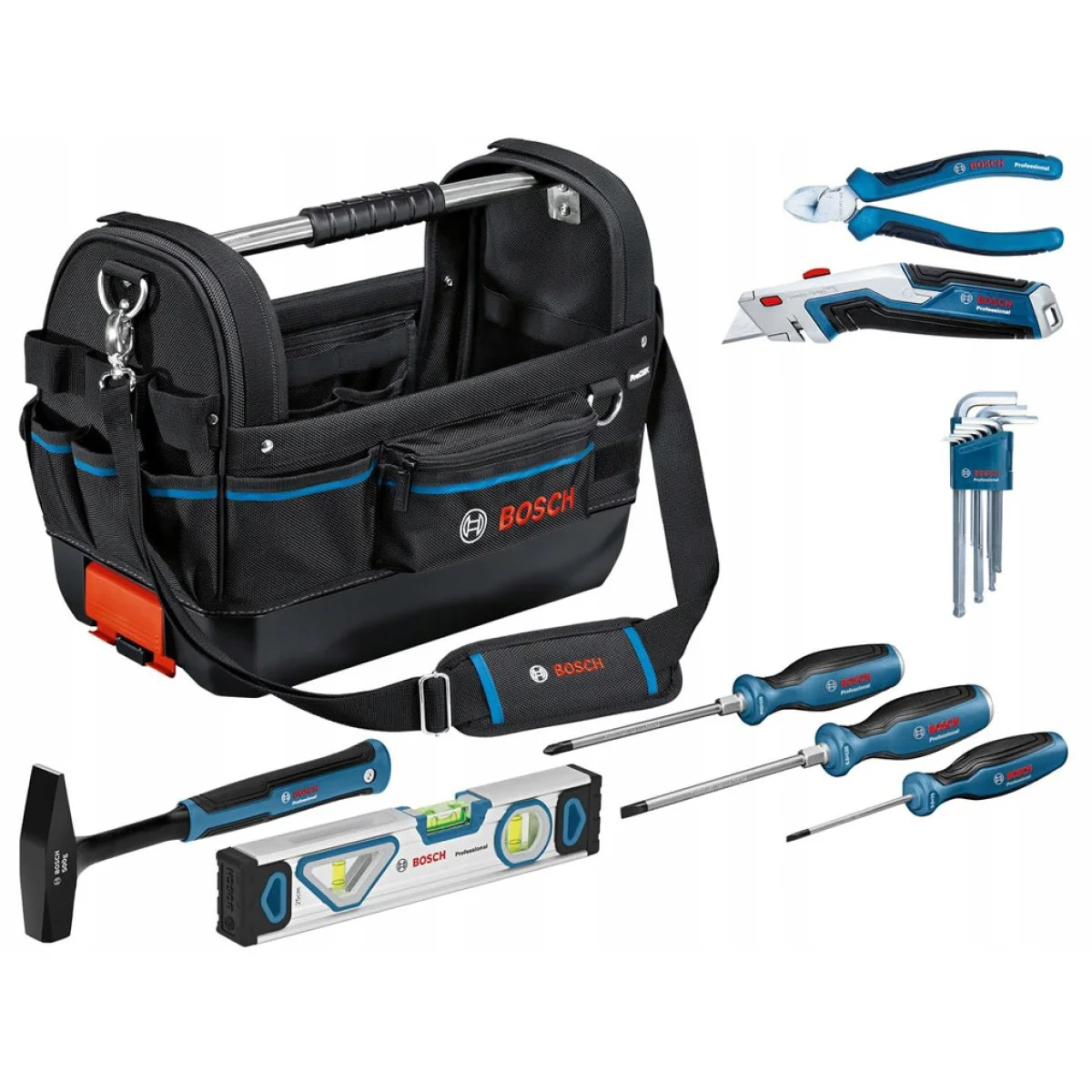 Чанта BOSCH GWT 20 + комплект ръчни инструменти 1600A02H5B