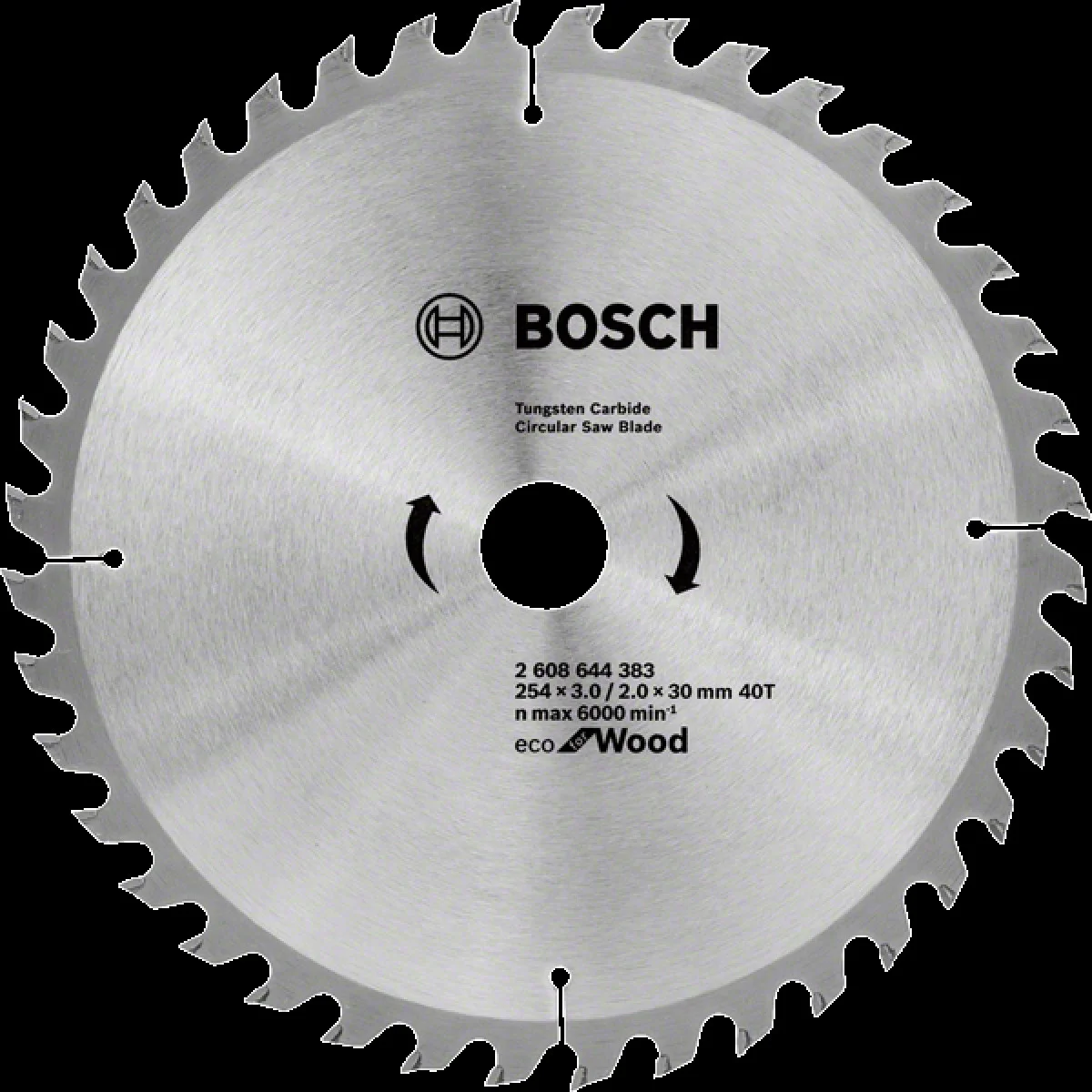 Циркулярен диск Bosch EC WO B, ф254x30-40 2608644383