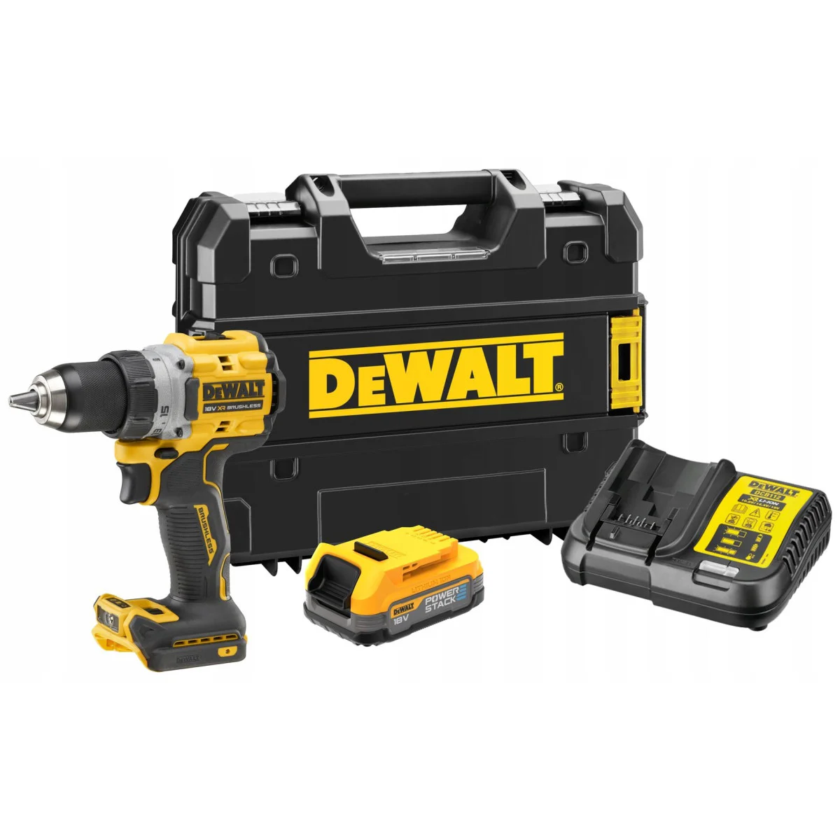 Акумулаторен винтоверт DeWALT DCD800E1T 90 Nm, 1 батерия 18 V, 1.7 Ah DCD800E1T-QW