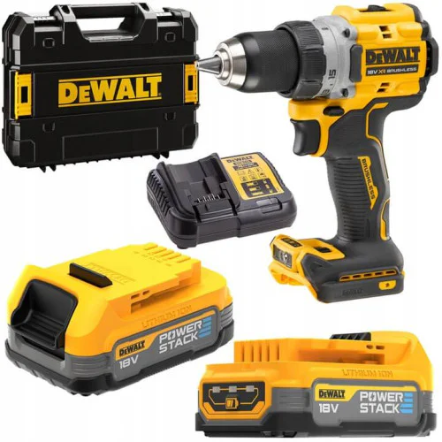 Акумулаторен винтоверт DeWALT DCD800E2T 90 Nm, 2 батерии 18 V, 1.7 Ah