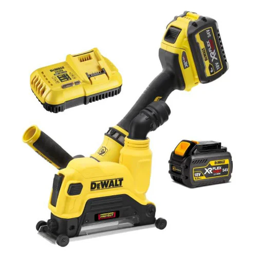 Фреза за канали акумулаторна 54 V, 2 Ah, 9000 об./мин, 125 мм, DeWALT DCG4610T2