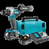 Акумулаторен винтоверт Makita DDF486RTJ 130Nm с 2 х 18 V 5 Ah, зарядно и куфар DDF486RTJ