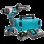 Акумулаторен винтоверт Makita DDF486RTJ 130Nm с 2 х 18 V 5 Ah, зарядно и куфар