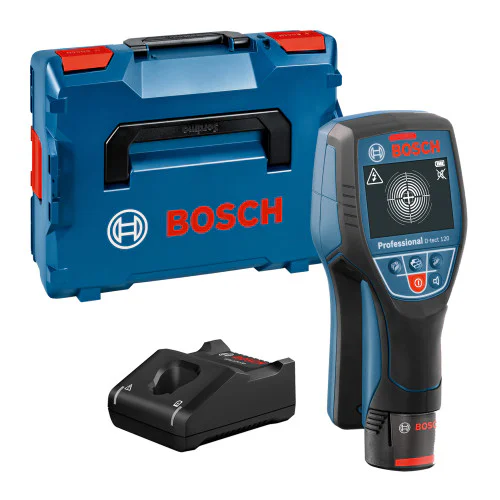 Детектор за напрежение Bosch D-tect 120 с батерия 12V - 2,0 Ah Детектор за напрежение Bosch D-tect 120 с батерия 12V - 2,0 Ah