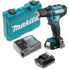 Акумулаторен винтоверт Makita DF333DSAE с 2 х 12 V, 2 Ah, 30 Nm DF333DSAE