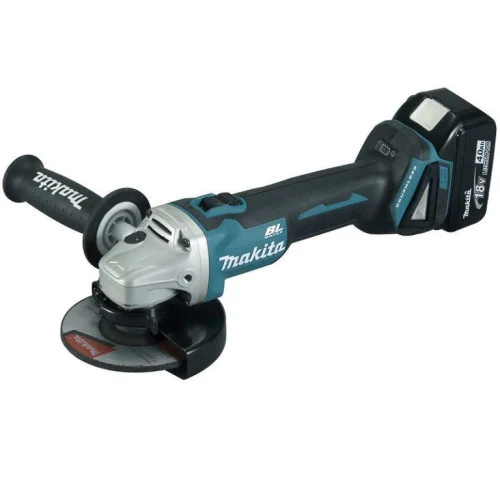 Акумулаторен ъглошлайф Makita DGA504RTE, с 2 х 18 V, 5 Ah, 125 мм
