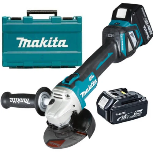 Акумулаторен ъглошлайф Makita DGA511RTE - 18V 5 Ah 125 мм Акумулаторен ъглошлайф Makita DGA511RTE - 18V 5 Ah 125 мм