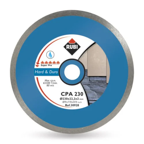 Диамантен диск Rubi за мокро рязане на керамика ф 250х 25.40 мм, CPA, 30929