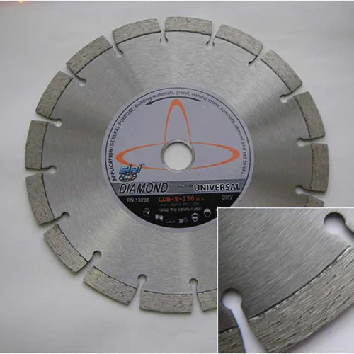 Диск диамантен за сухо и мокро рязане на бетон, тухли и керемиди ф 250х25.4 мм  ,  SIRI LDB-S