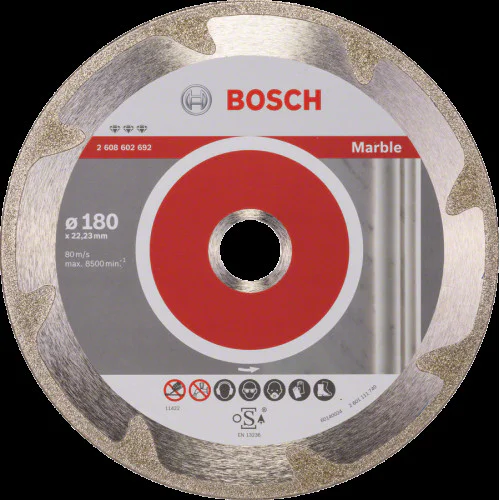 Диск диамантен за сухо рязане  ф 115 x 22,23 x 2,2 x 3 мм , Bosch Best for Marble
