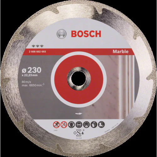 Диск диамантен за сухо рязане  ф 230 x 22,23 x 2,2 x 3 мм , Bosch Best for Marble