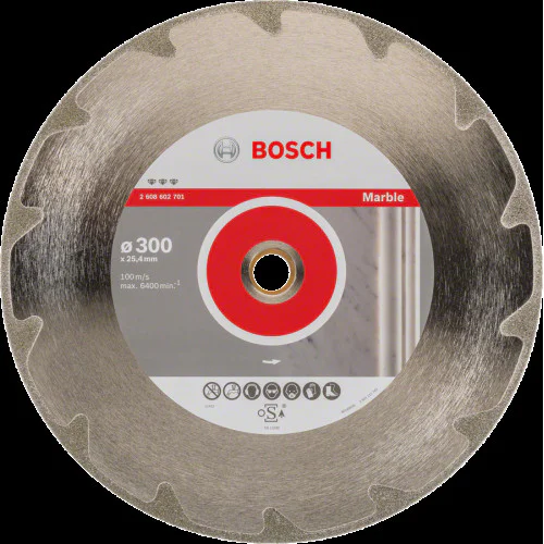 Диск диамантен за сухо рязане  ф 300 x 25,40 x 2,6 x 5 мм , Bosch  Best for Marble