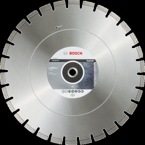 Диск диамантен за сухо рязане  ф 500 x 25,40 x 3,6 x 12 мм , Bosch Best  for Asphalt