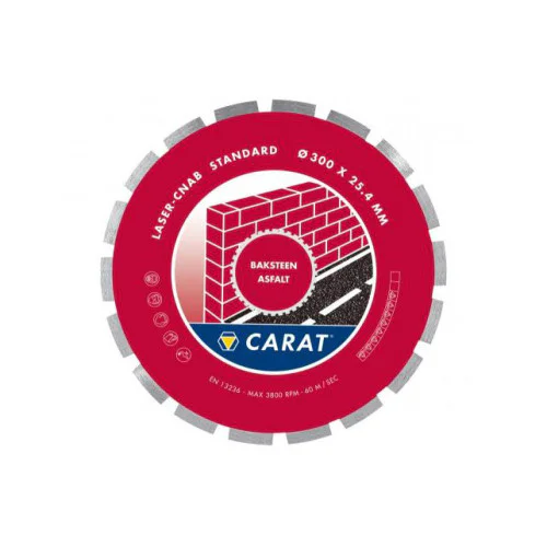 Диск диамантен за мокро рязане на асфалт и тухли ф 400х25.4 мм , Carat Brick/Asphalt Brilliant CNAB