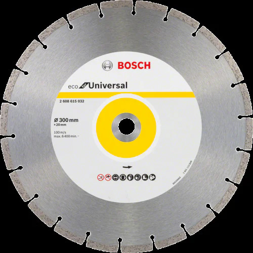 Диск диамантен за  рязане  ф 300x20x3.2x8 мм , Bosch ECO for Universal Диск диамантен за  рязане  ф 300x20x3.2x8 мм , Bosch ECO for Universal
