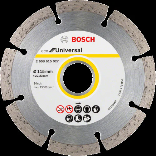 Диск диамантен за  рязане  ф115.x22.23x2.0x7 мм , Bosch ECO for Universal Диск диамантен за  рязане  ф115.x22.23x2.0x7 мм , Bosch ECO for Universal