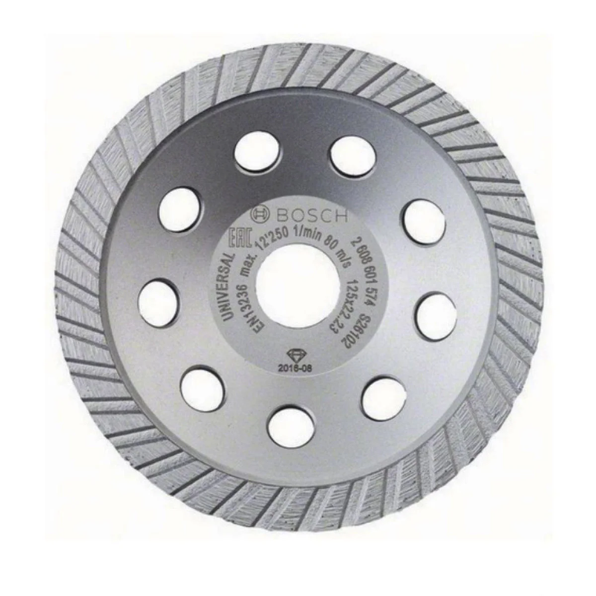 Диск диамантен за шлайфане на бетон ф 125х22.23 мм, едноредов ,  Bosch Standard for Concrete 2608601574