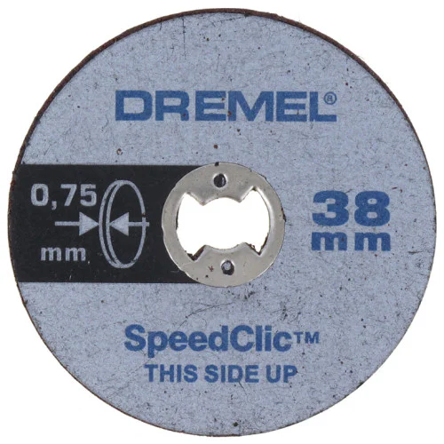 Диск карбофлексен за рязане на метал ф 38х3.2 мм, 5 бр. , Dremel SpeedClic SC409