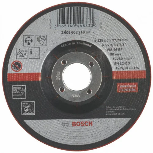 Диск полугъвкав за грубо шлифоване 125x3 SEMI-FLEXIBLE, Bosch