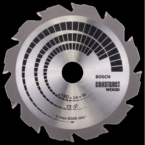 Диск за циркуляр Bosch Construct Wood ф 190мм