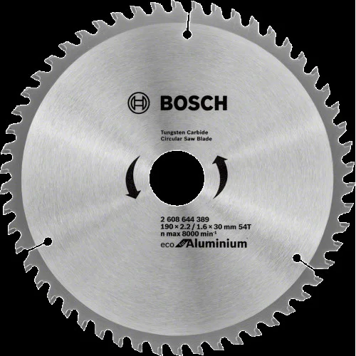 Диск за циркуляр Bosch Eco for Aluminium ф 190мм