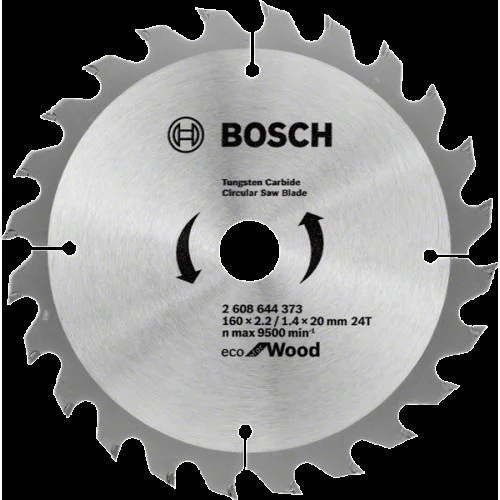 Диск за циркуляр Bosch Eco for wood ф 160мм