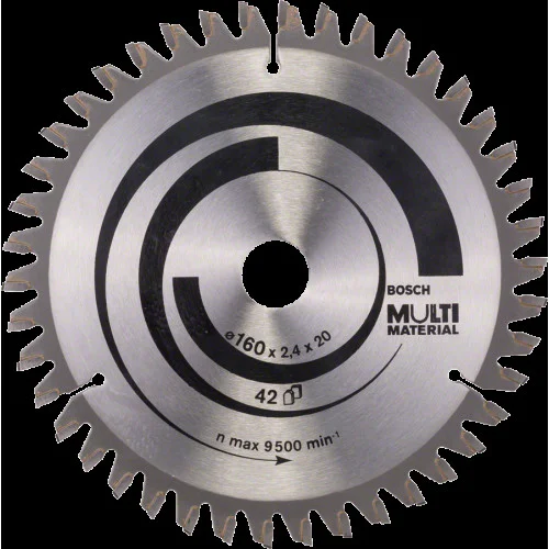 Диск за циркуляр Bosch Multi Material, 160 x 20/16 x 2,4 mm; 42