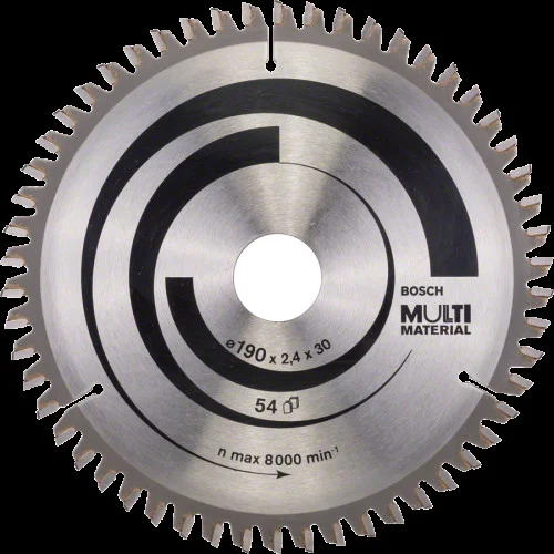 Диск за циркуляр Bosch Multi Material, 190 x 30 x 2,4 mm; 54