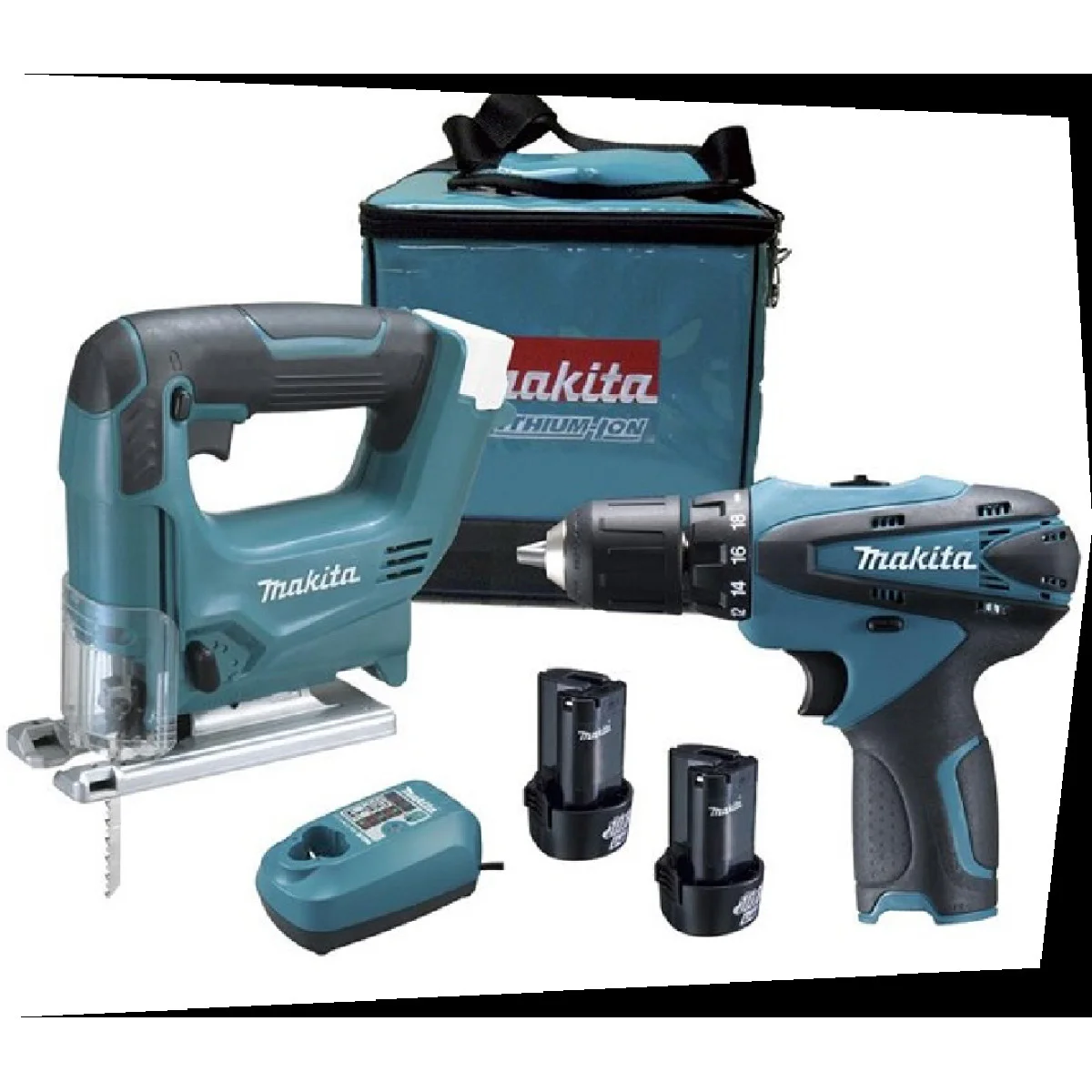 Makita компл. акумулаторни Винтоверт DF330 и Зеге JV100 DK1475