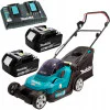Акумулаторна косачка Makita DLM432PT2, 430 мм, 575 кв.м, 2 батерии 18 V, 5.0 Ah