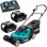 Акумулаторна косачка Makita DLM432PT2, 430 мм, 575 кв.м, 2 батерии 18 V, 5.0 Ah