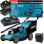 Акумулаторна косачка Makita DLM480CT2, 48 см, 800 кв.м, LXT, 2х18 V 5 Ah