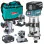 Акумулаторна челна фреза DRT50RFEX3 Makita,18V, 2x3.0Ah, 6-8mm
