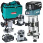 Акумулаторна челна фреза DRT50RFEX3 Makita,18V, 2x3.0Ah, 6-8mm