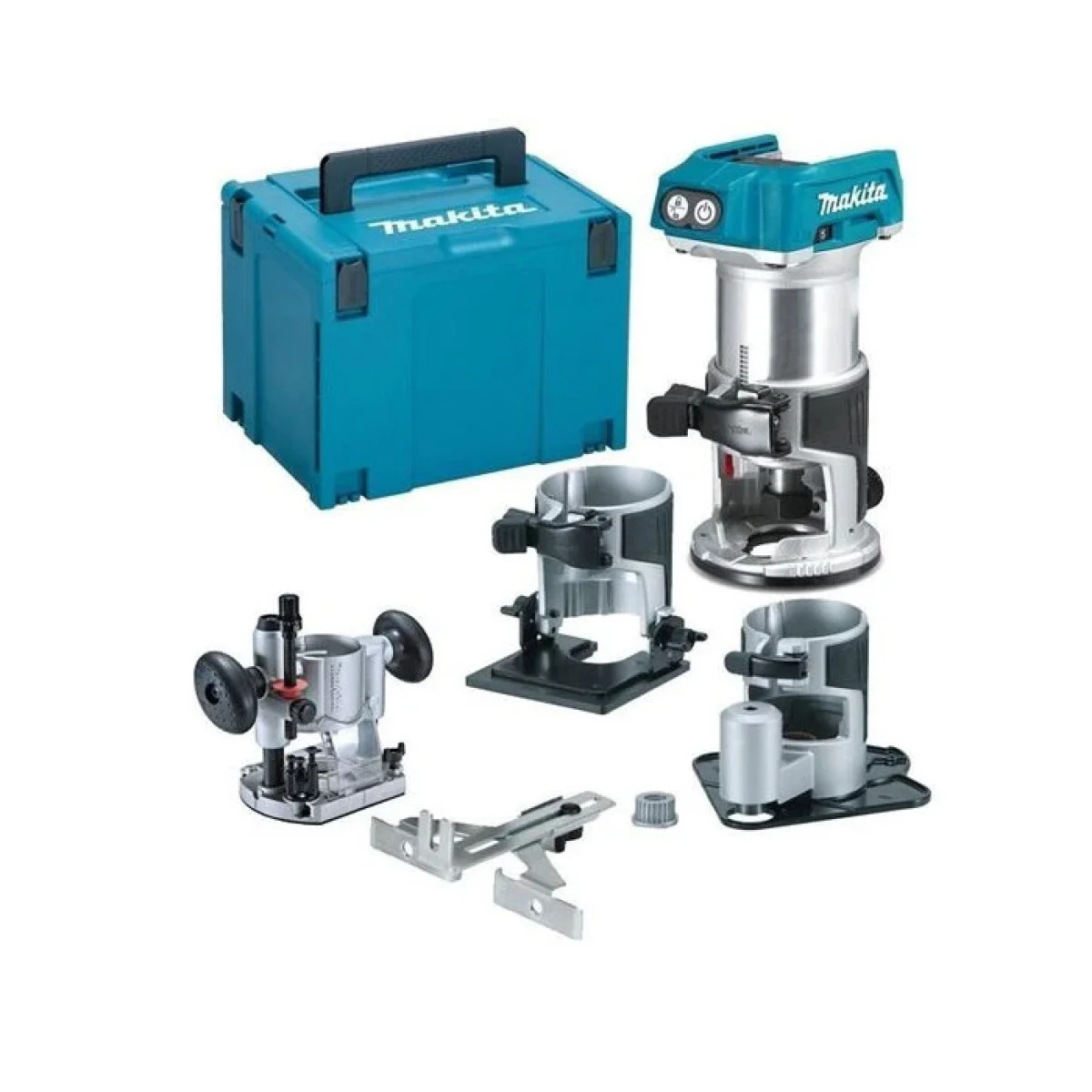 Акумулаторна оберфреза Makita DRT50ZX3, 18 V, 6/8 мм, без батерия и зарядно DRT50ZX3