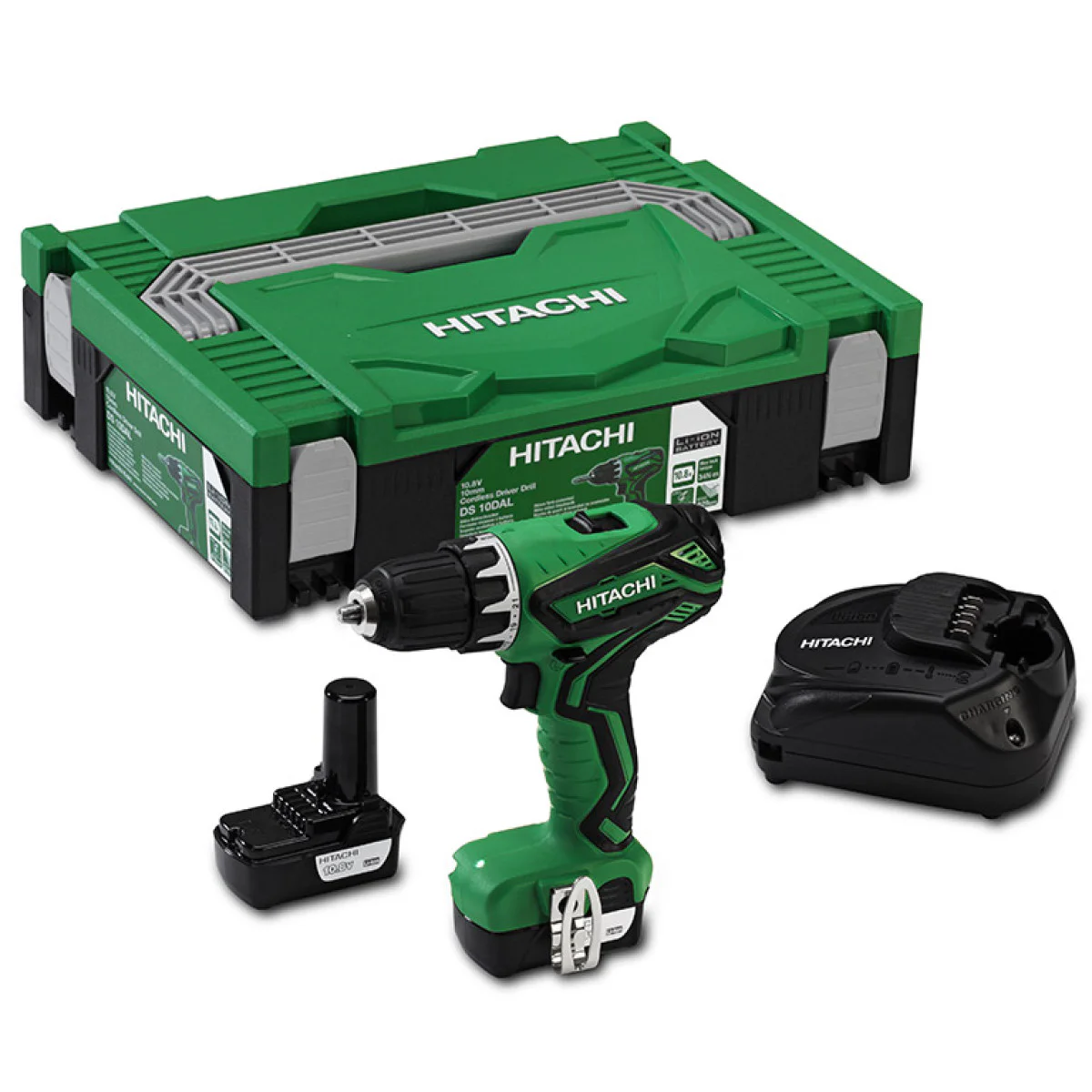 Акумулаторна бормашина винтоверт HITACHI DS10DAL, 2 батерии 10.8 V, 1.5 Ah DS10DAL-WAZ