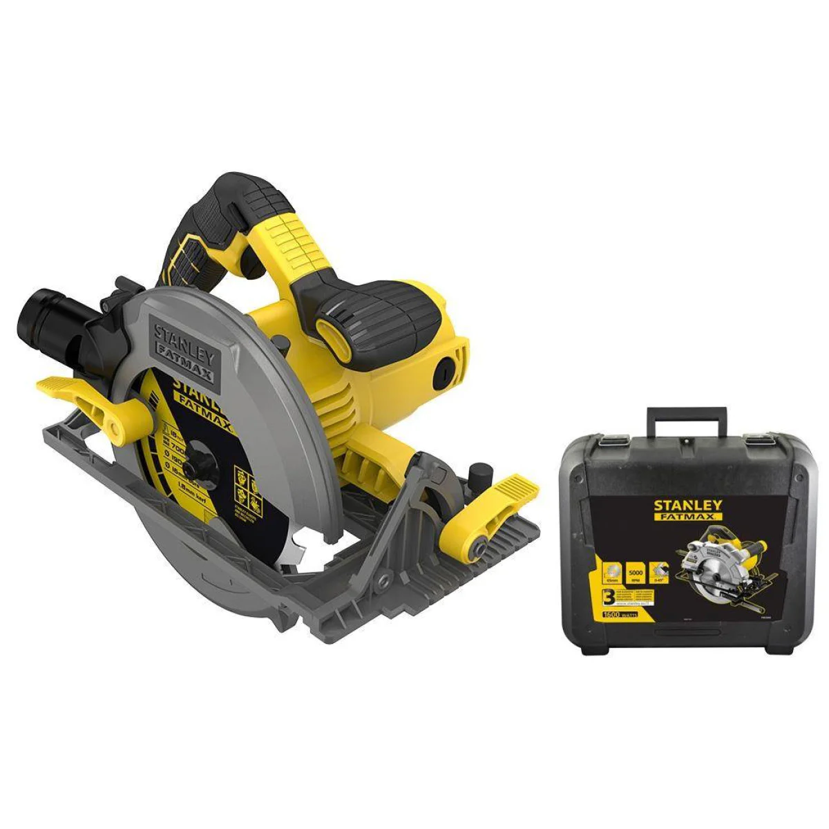 Електрически ръчен циркуляр FME301K Stanley FatMax 1650W  ф190 мм FME301K-QS Електрически ръчен циркуляр FME301K Stanley FatMax 1650W  ф190 мм FME301K-QS