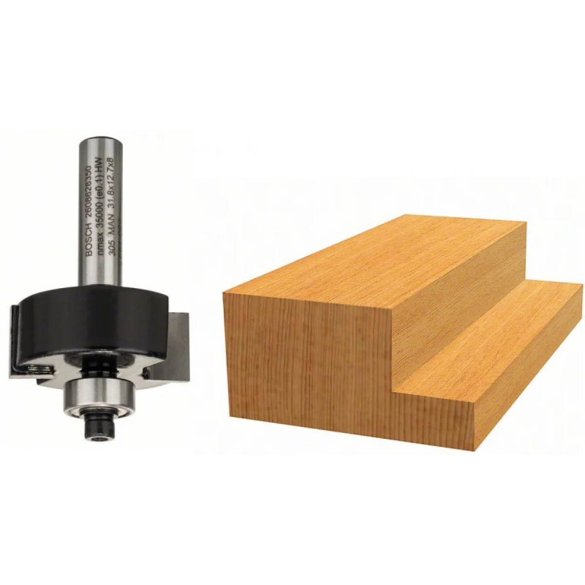 Фалцов фрезер, 8 mm, B 9,5 mm, D 31,8 mm, L 12,5 mm, G 54 mm,1 бр.,  Bosch 2608628350