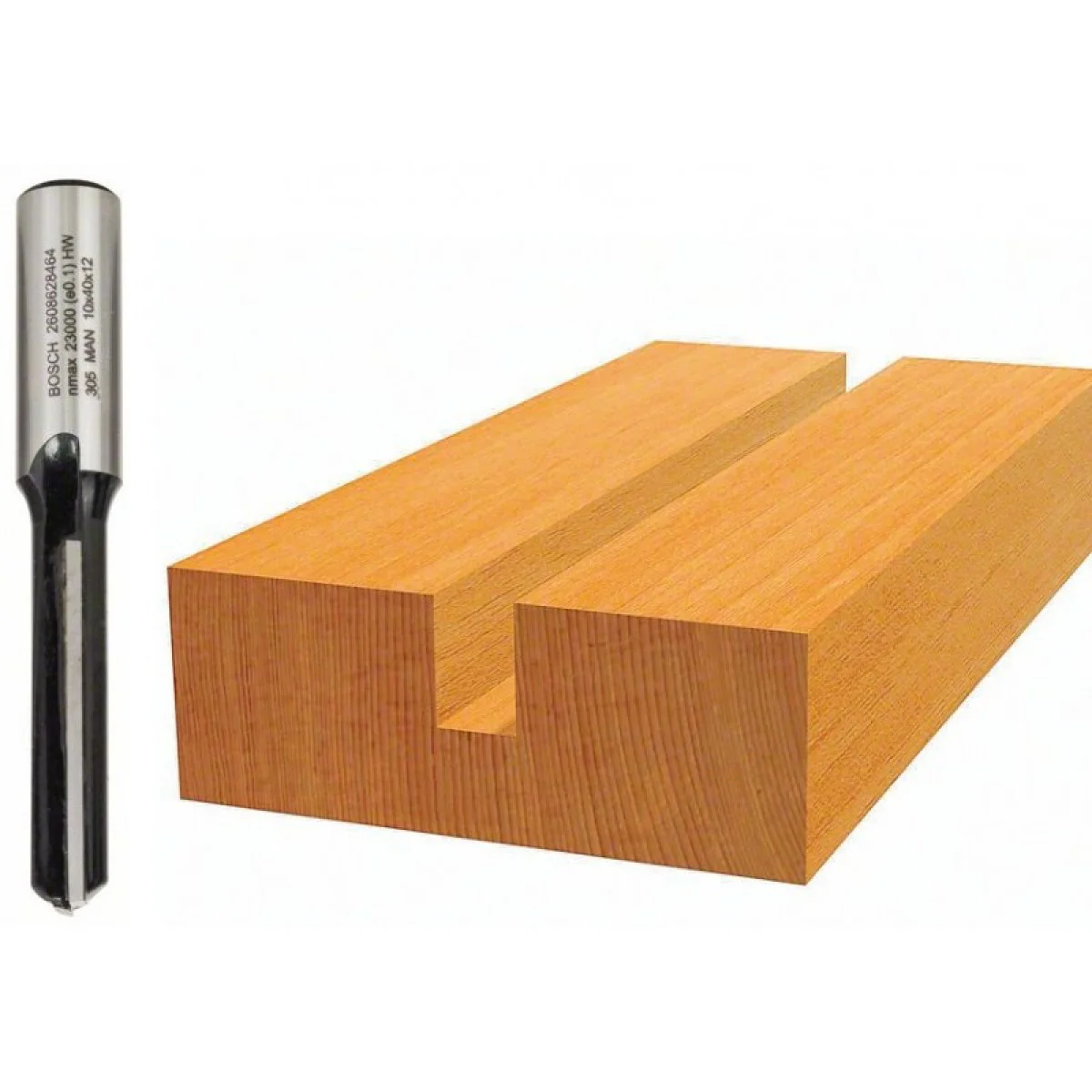 Фрезер за канали, 12 mm, D1 10 mm, L 40 mm, G 81 mm, 1 бр.,  Bosch 2608628464