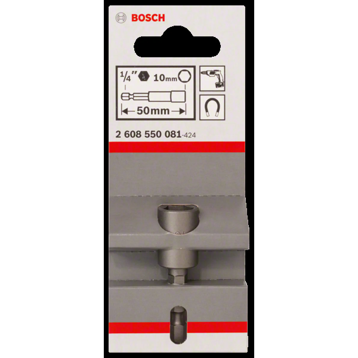 Гилзов ключ Bosch - 10мм 2608550081