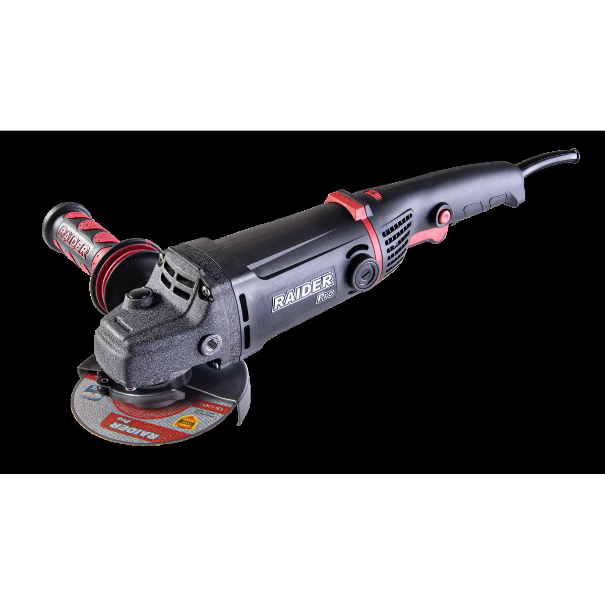 Ъглошлайф 125mm 1500W рег. оборотиv Райдер RDP-AG64 Black edition 020304