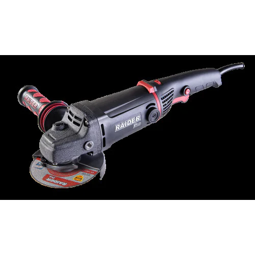 Ъглошлайф 125mm 1500W рег. оборотиv Райдер RDP-AG64 Black edition
