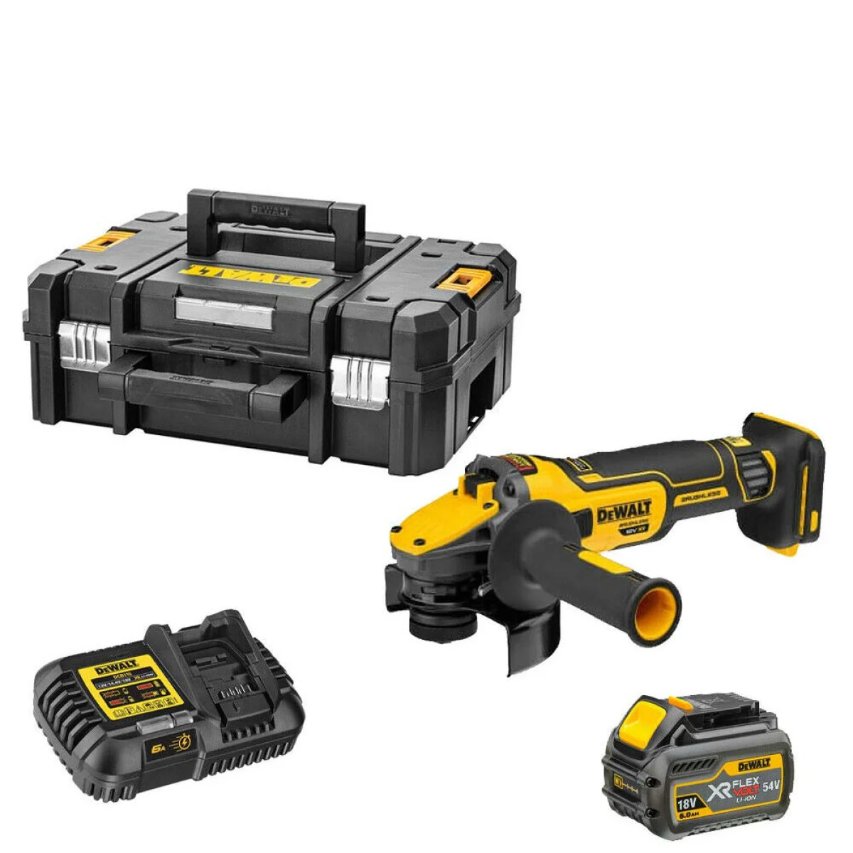 Ъглошлайф акумулаторен DeWALT DCG409T1 DCG409T1-QW