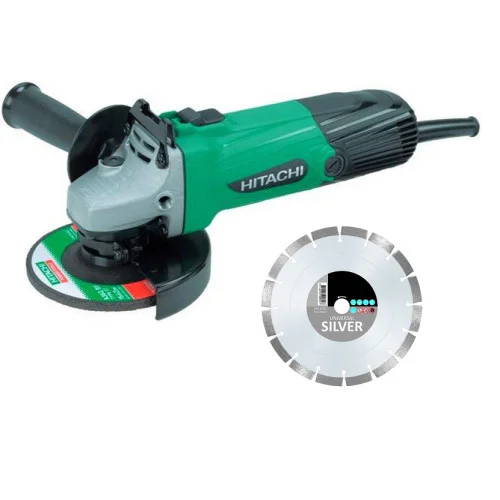 Ъглошлайф Hitachi G12STA-WL ф115 мм 600W + диамантен диск