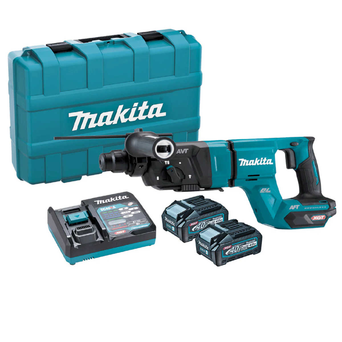 Акумулаторен перфоратор Makita HR007GM201 3,0 J 2 х 4 Ah 40 V HR007GM201