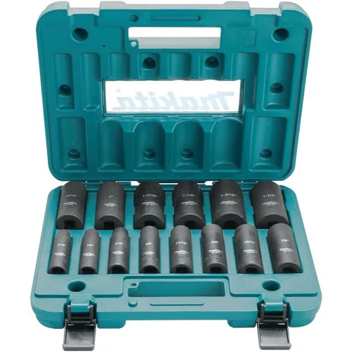 Комплект 14 бр. удължени ударни вложки Makita Impact Black B-52308, 1/2